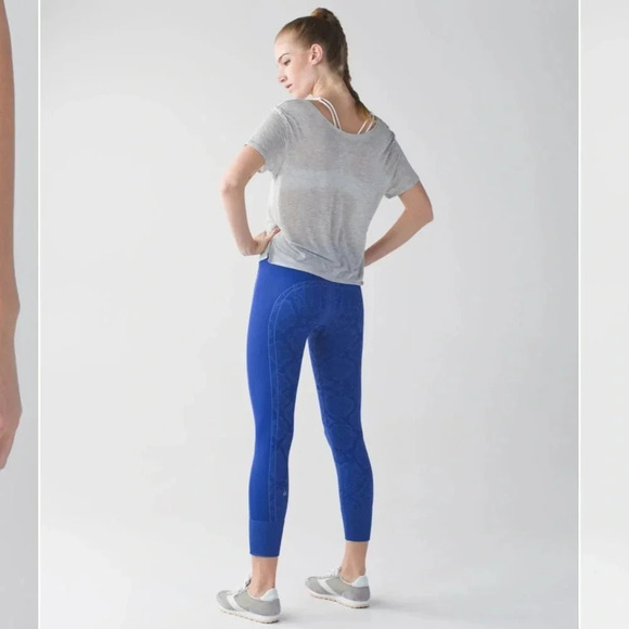 Lululemon - Ebb To Street Pant - Heathered Sapphire Blue - Size S/M - Picture 4 of 11